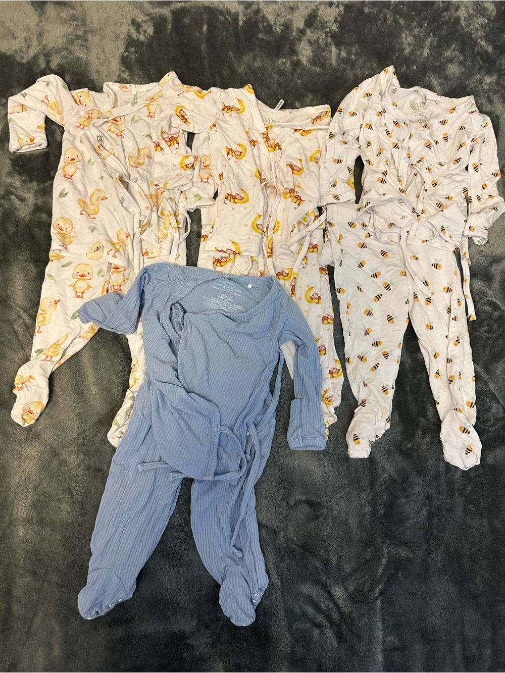 Posh Peanut 2 Piece Baby Sets (set of 4) 0-3 months